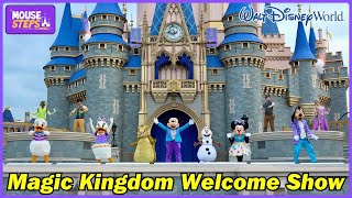 "Let The Magic Begin" Magic Kingdom Welcome Show (4K) June 2025, Walt Disney World