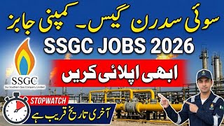 Sui Gas Company (SSGC) Jobs 2026 | How To Apply Online | Technical and Non Technical Jobs