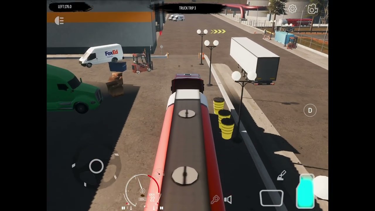 Gas Tank Truck Driving Through Beautiful Autumn Roads 🍂🚛 | Relaxing Fall Ride