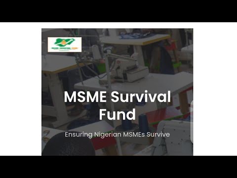 Link To Apply For Nigeria N75bn MSMEs Survival Fund