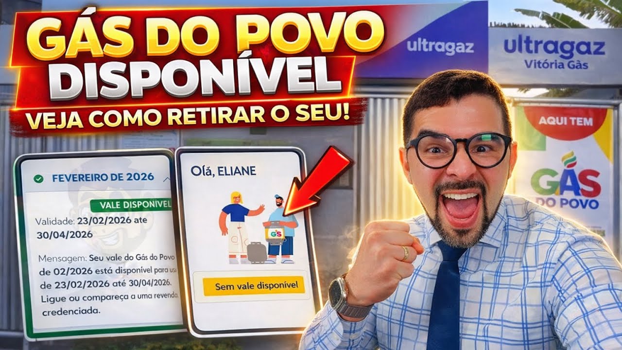 GÁS DO POVO DISPONÍVEL! COMO E ONDE RETIRAR O BOTIJÃO DE GÁS! MESMO APARECENDO SEM VALE DISPONÍVEL  