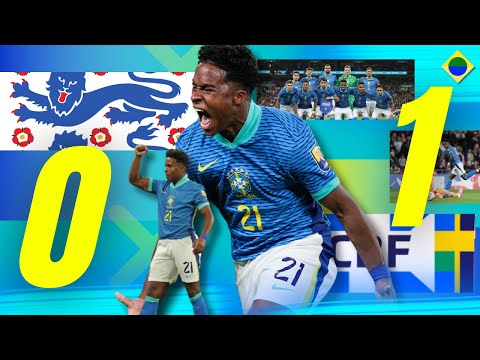 🇧🇷 COM ENDRICK DECISIVO, SELEÇÃO BRASILEIRA VENCE A INGLATERRA NO INÍCIO DA ERA DORIVAL POR 1 A 0