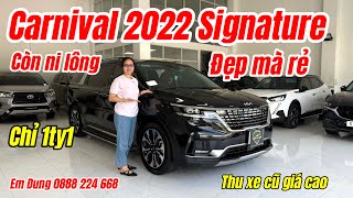 Kia Carnival 2022 signature máy xăng đủ tiện nghi rộng rãi giá rẻ|Thu mua ô tô cũ Tphcm