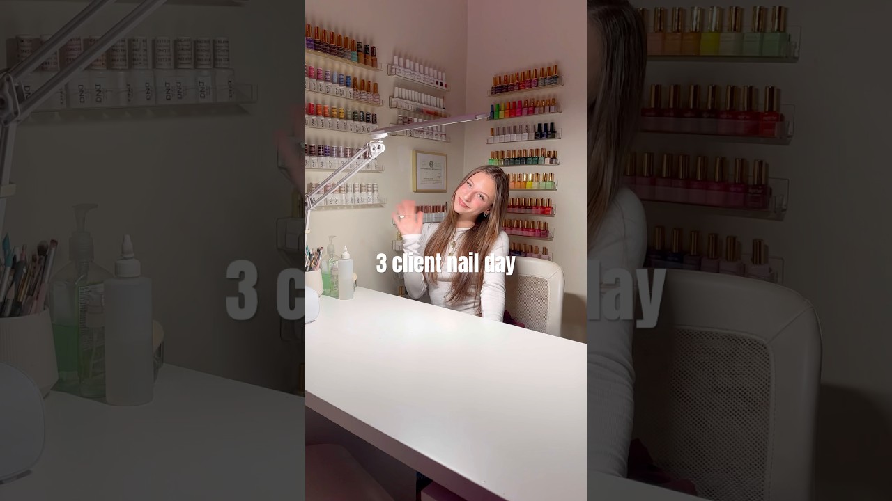 3 client nail day💋 