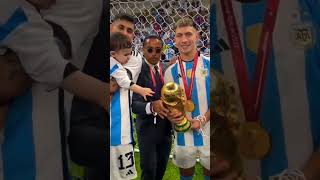 Salt Bae with Argentina Players 😸😍💯 #sports #shorts #saltbae #messi