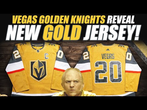 Vegas Golden Knights Reveal GOLD Jersey! 