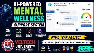 AI Mental Wellness Support System |Final Year Project Demo #ai #chatbot #pythonproject #mentalhealth