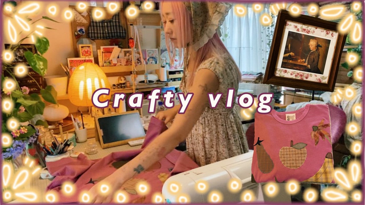 Studio Vlog | Late Summer Craft Diary | Things I'm Making, Reading