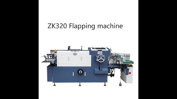 GLK320 high speed  book cover folding machine,block trimming machine
