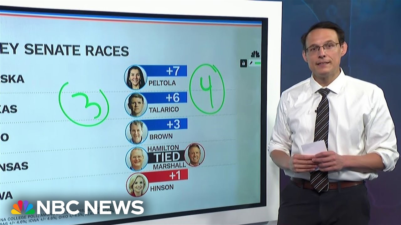 ⁣Steve Kornacki analyzes voter trends ahead of midterm elections