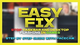 HOW to FIX Taskbar/Desktop Flashing in GAMES | EASY FIX ( Windows 11 ) Net Worth