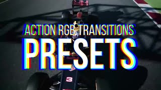 RGB Action Transitions Presets Premiere Pro Templates