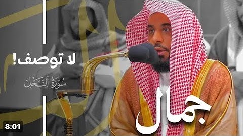 سورة النحل : ٥١ - ٧٠ | صلاة الفجر ٢٨ شعبان ١٤٤٥ هـ | فضيلة الشيخ أ.د.عبدالله الجهني