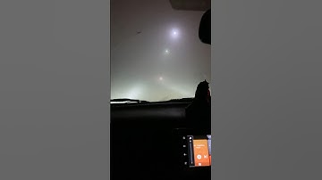 Driving In Baleno During Heavy Fog 🥶0 Visibility|#shorts #shortsvideo #baleno #fog #heavyfog #love