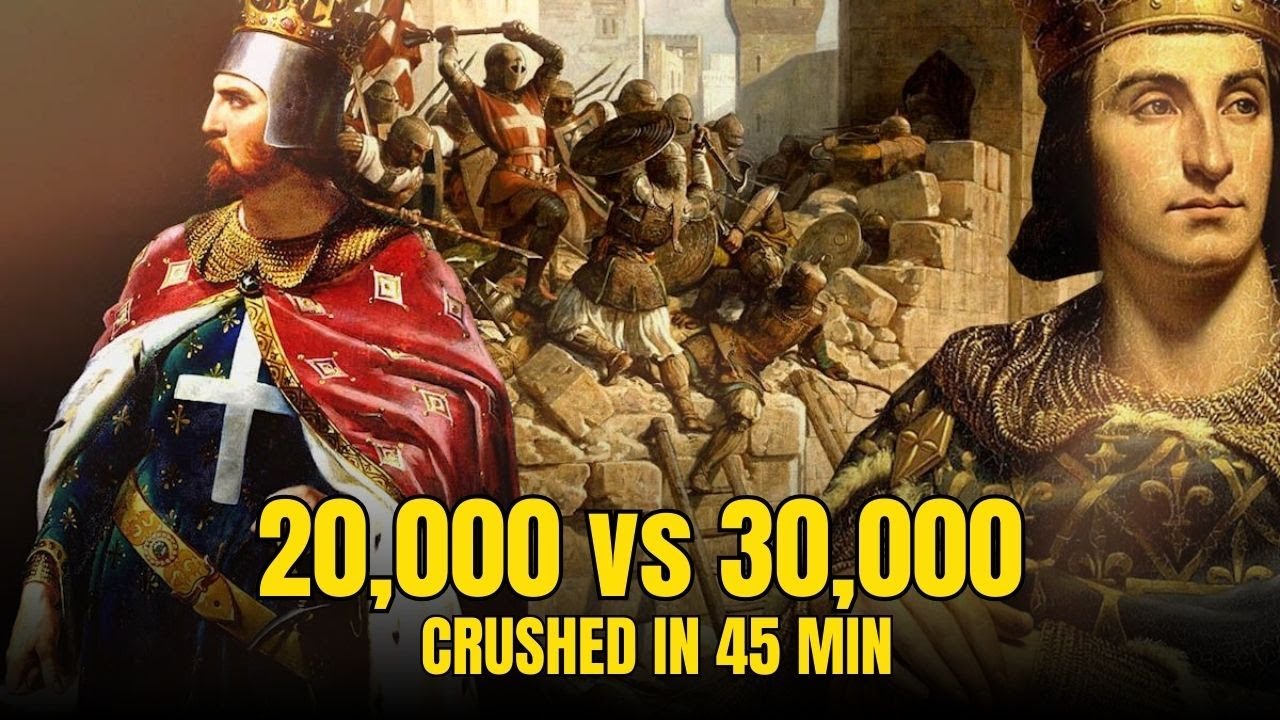 How 12,000 Crusaders CRUSHED Saladin's 30,000 in Just 17 Minutes | Battle of Arsuf