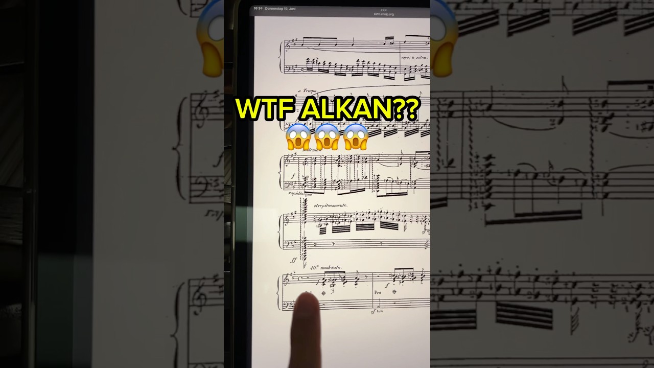 Etude for the right hand only op.76-2 of Alkan 