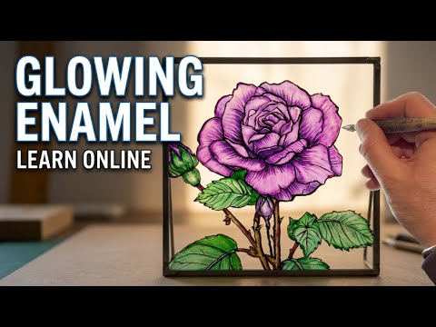 Transparent Enamel Techniques | Online Stained Glass Painting Course