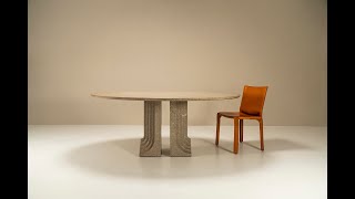 Carlo Scarpa 'Samo' Dining Table for Simon Gavina, Italy 1970s