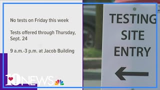 KCHD says no COVID-19 testing on Friday