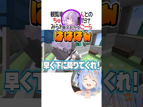 おかゆんとのちゅ~【ホロライブ切り抜き/Hololive】#shorts #兎田ぺこら #猫又おかゆ #鷹嶺ルイ