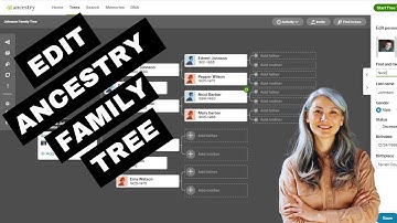 How To Edit Ancestry Family Tree Quickly | Add Photo, Change Name, And Add Facts & Hints