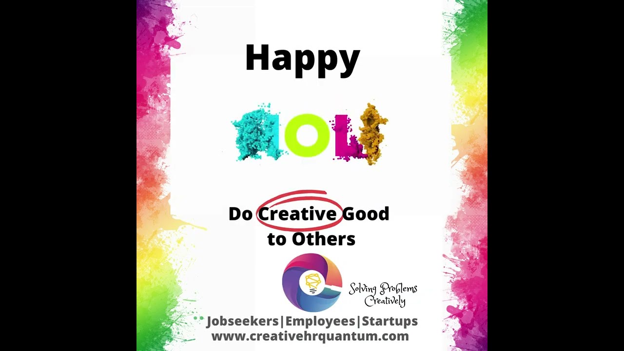 Happy Holi - Spread the Colors of Goodness