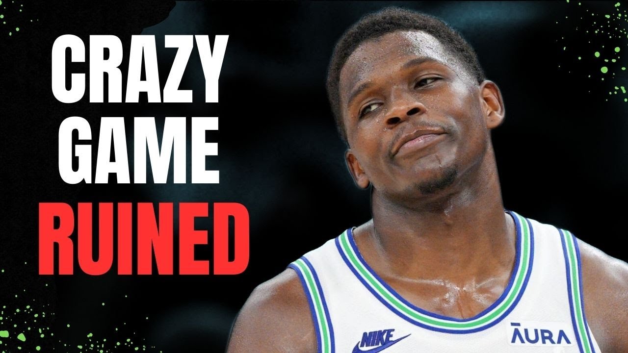 Anthony Edwards Just Ruined An Insane Performance 