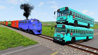 🔴Live 😨Train vs Impossible Track Crashes BeamNG.Drive