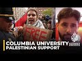 Police crack down on Gaza protest at Columbia University