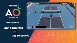 Jay Devilliers Vs. Zane Navratil - PPA Atlanta Open Men's Singles Bronze Medal Match