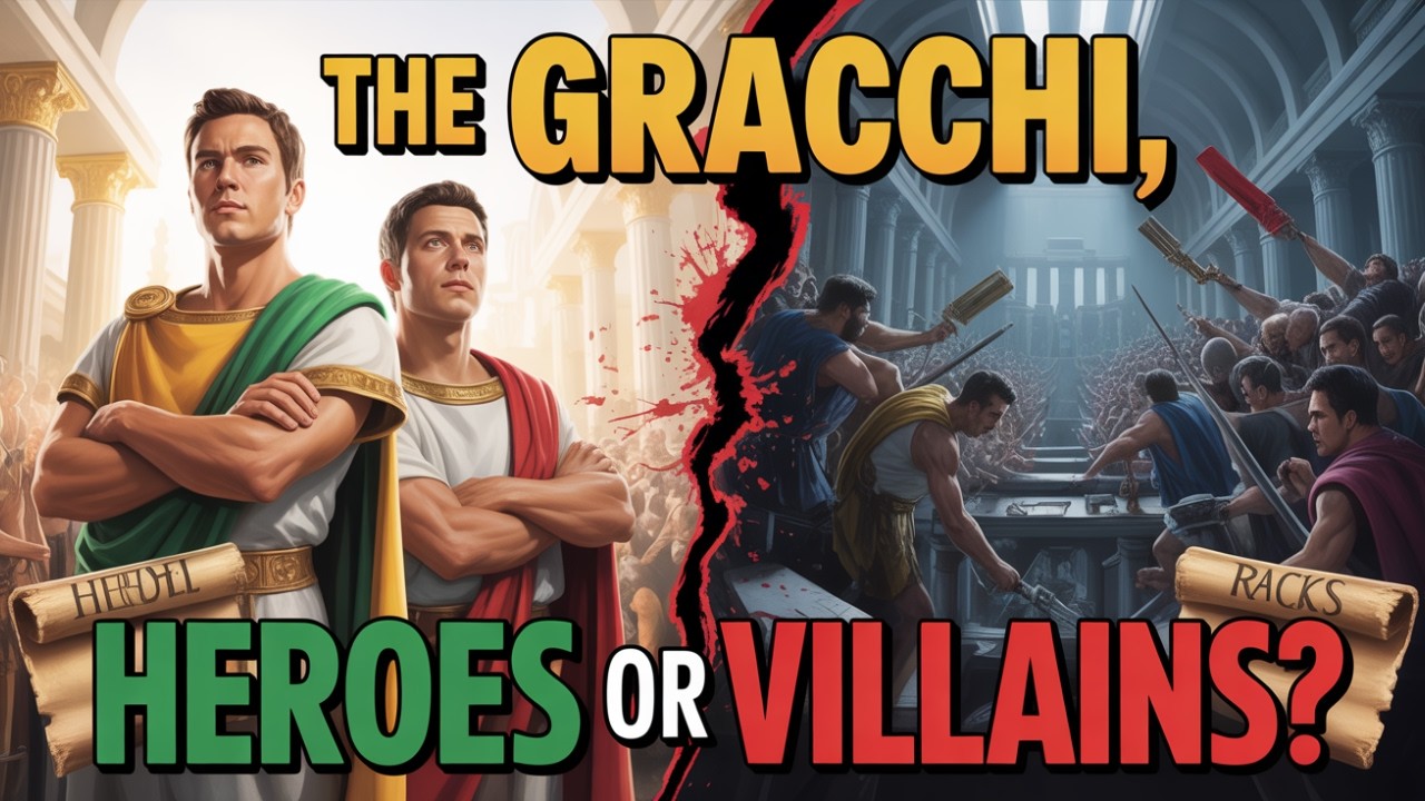 🏛️ Gracchi Brothers: Rome’s Turning Point – Reformers or Rebels?