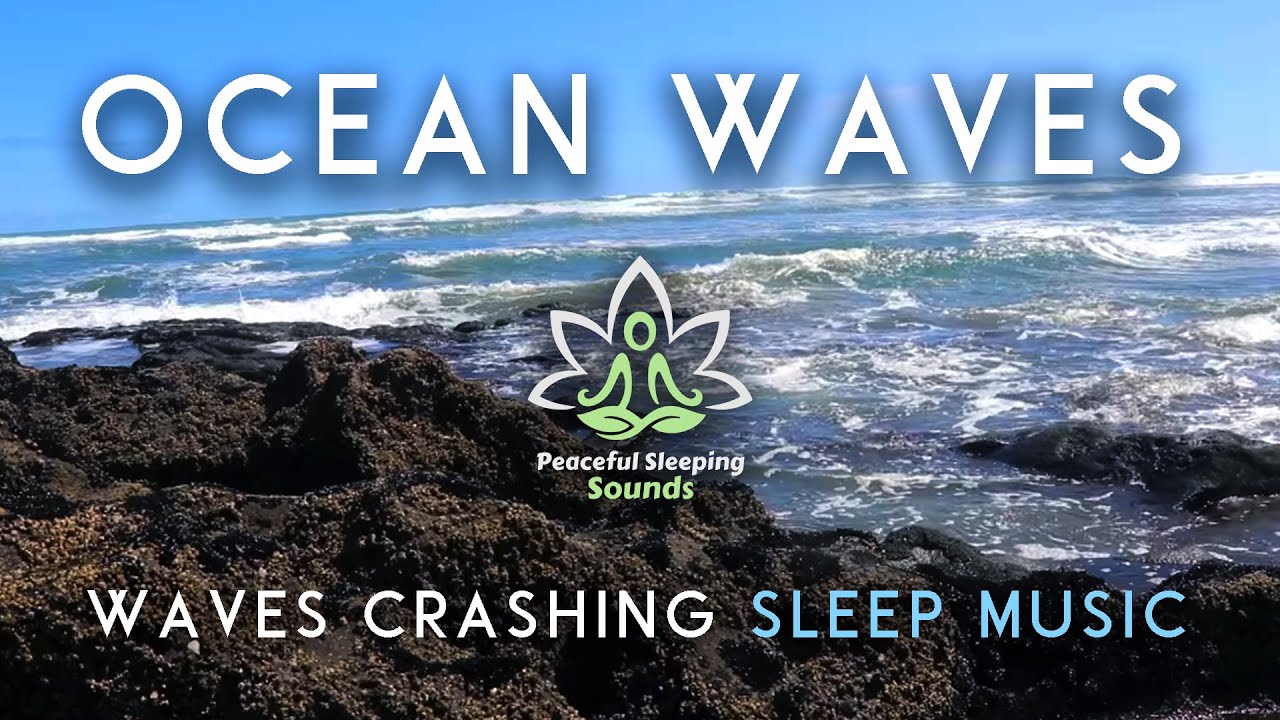 Sleep Instantly with Ocean Waves crashing Sleep music for stress