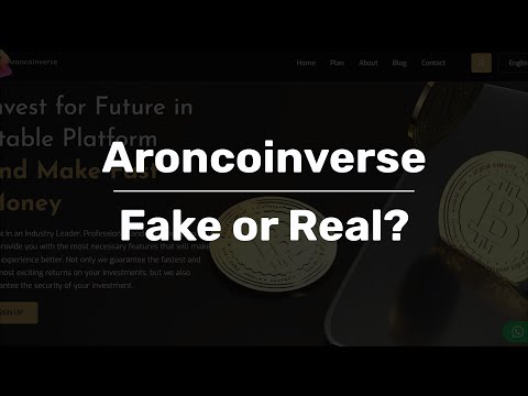 Aroncoinverse.com | Fake or Real? » Fake Website Buster