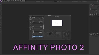 How To Enable/Disable Show Context Toolbar Affinity Photo 2