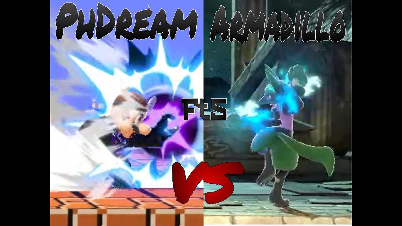 PhDream (Doctor Mario) vs Armadillo (Lucario) - First to Five