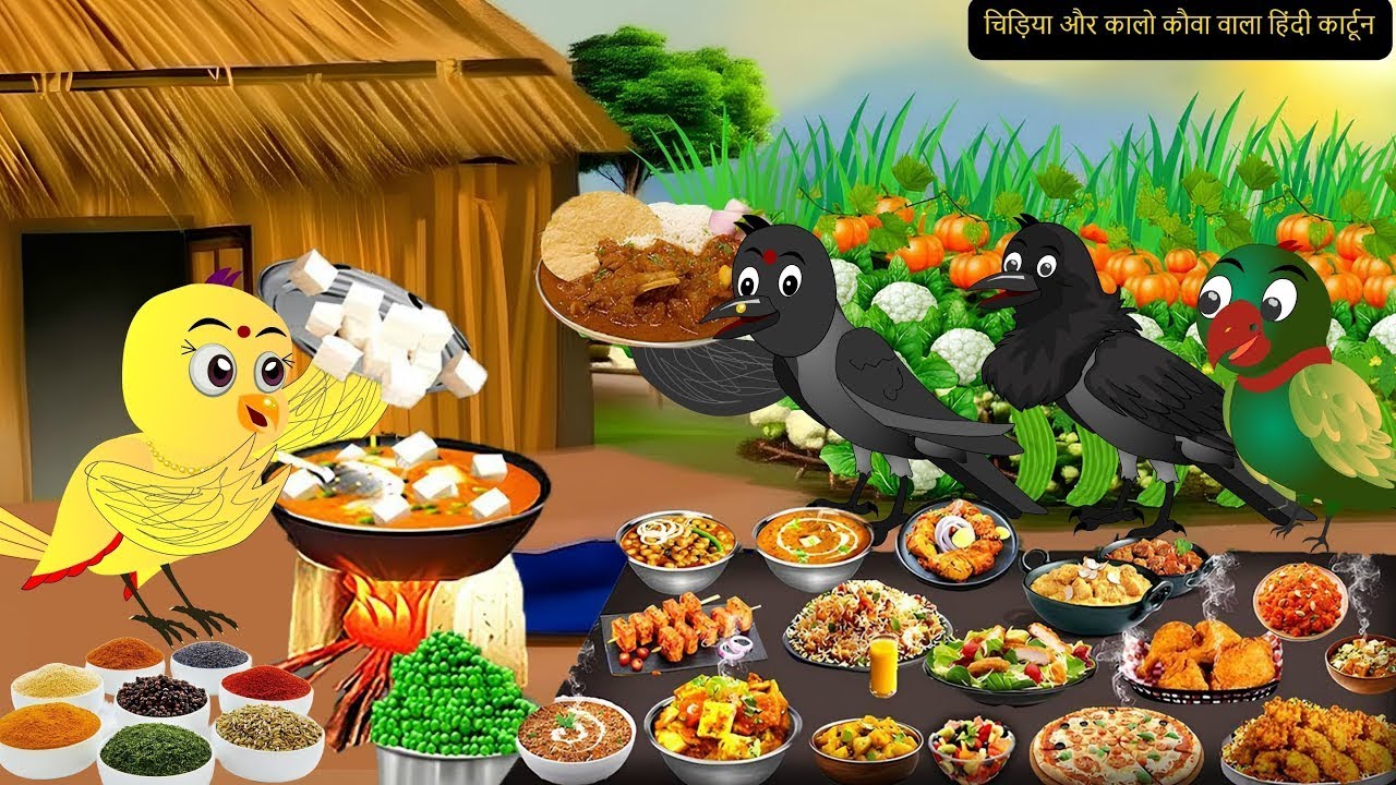 Rano Chidiya Wala Cartoon | कार्टून चिड़िया |NewTuni Achi Cartoon | Hindi Kahani Dekhao | Chichu Tv