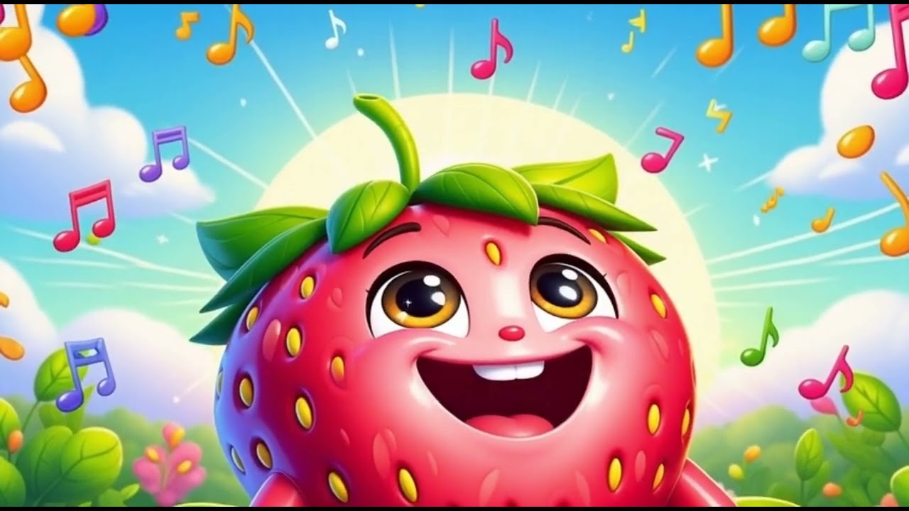 “Fruit Is Fun!”    Music: happy kids’ music (claps, bells, light beat)