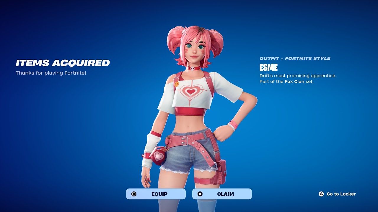 ESME SKIN RELEASE DATE IN FORTNITE ITEM SHOP!