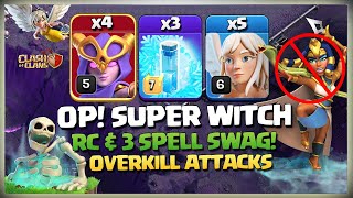 RC Swag! Th14 Super Witch Attack Strategy | Use Super Witch Attack on these base Th14 Clash of Clans