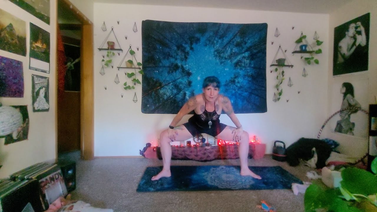 DEEP DARK YOGA - Doom Metal Yoga - Gentle Hips Practice July 11 2024