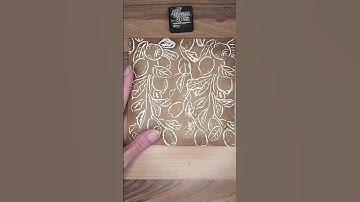 Art Journal using a Unique Stenciling Technique #artandcraft #artjournal #travel #shorts #tutorial