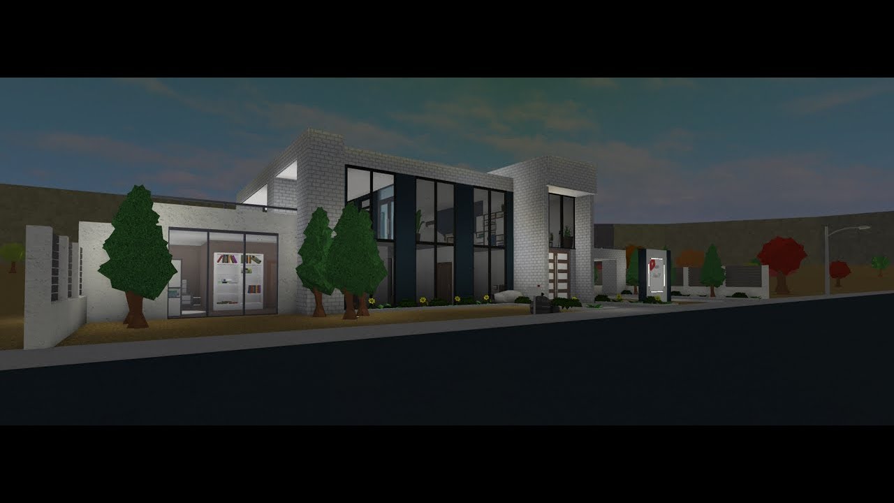 200k Modern Villa Bloxburg speed builds YouTube