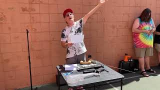 Hal McGee at Racket Fest 3 spoken word poetry and electroacoustic improvisation