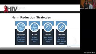 Managing Substance Use and Harm Reduction