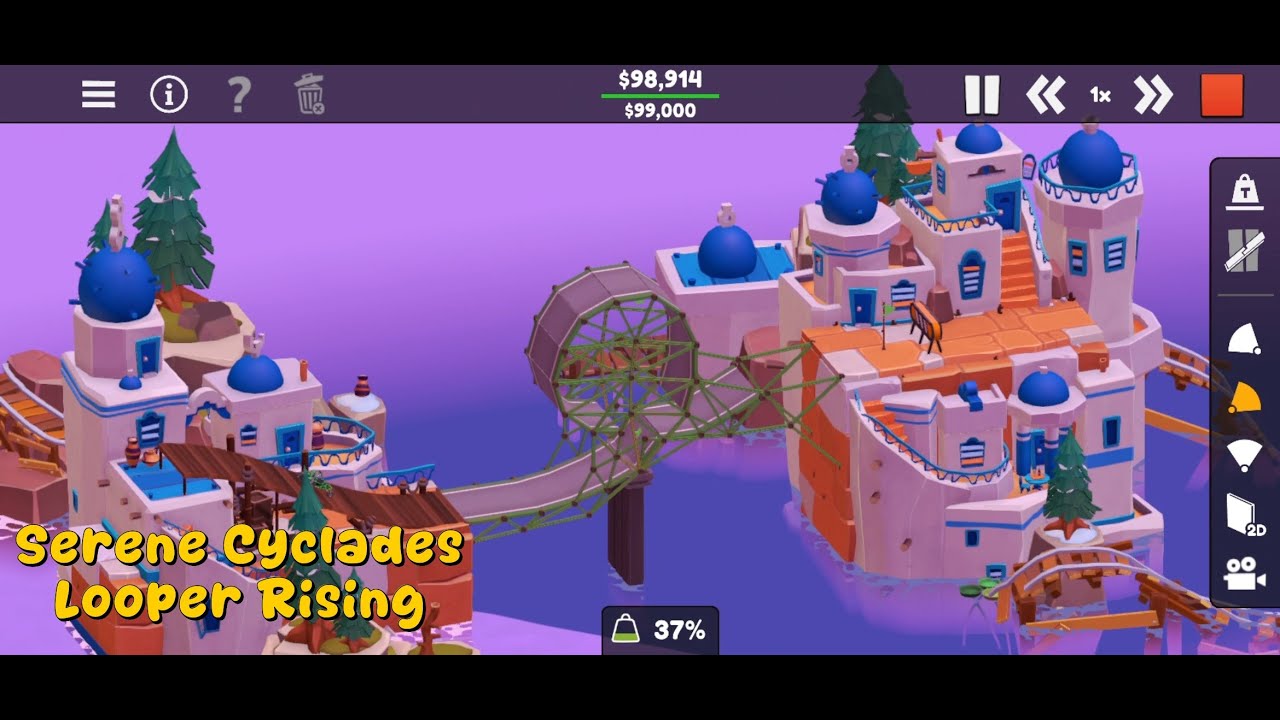 Poly Bridge 3 - Serene Cyclades - Looper Rising