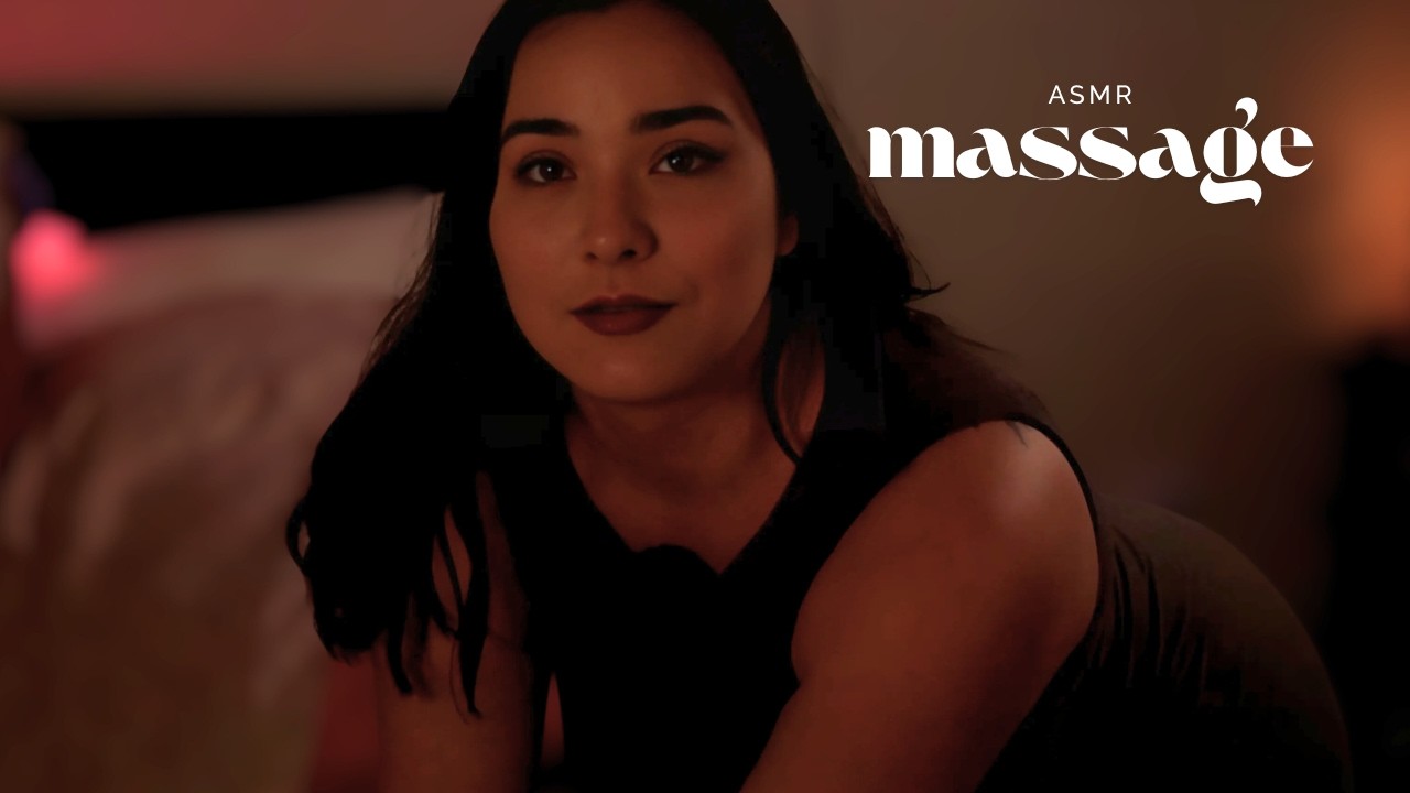 ASMR Full Body Massage POV 😴 Gentle Blanket Sounds [Dark Room]