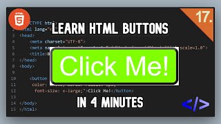 Learn Html Buttons In 4 Minutes Code Dude