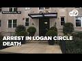 Arrest made weeks after body found bound, burned in Logan Circle apartment