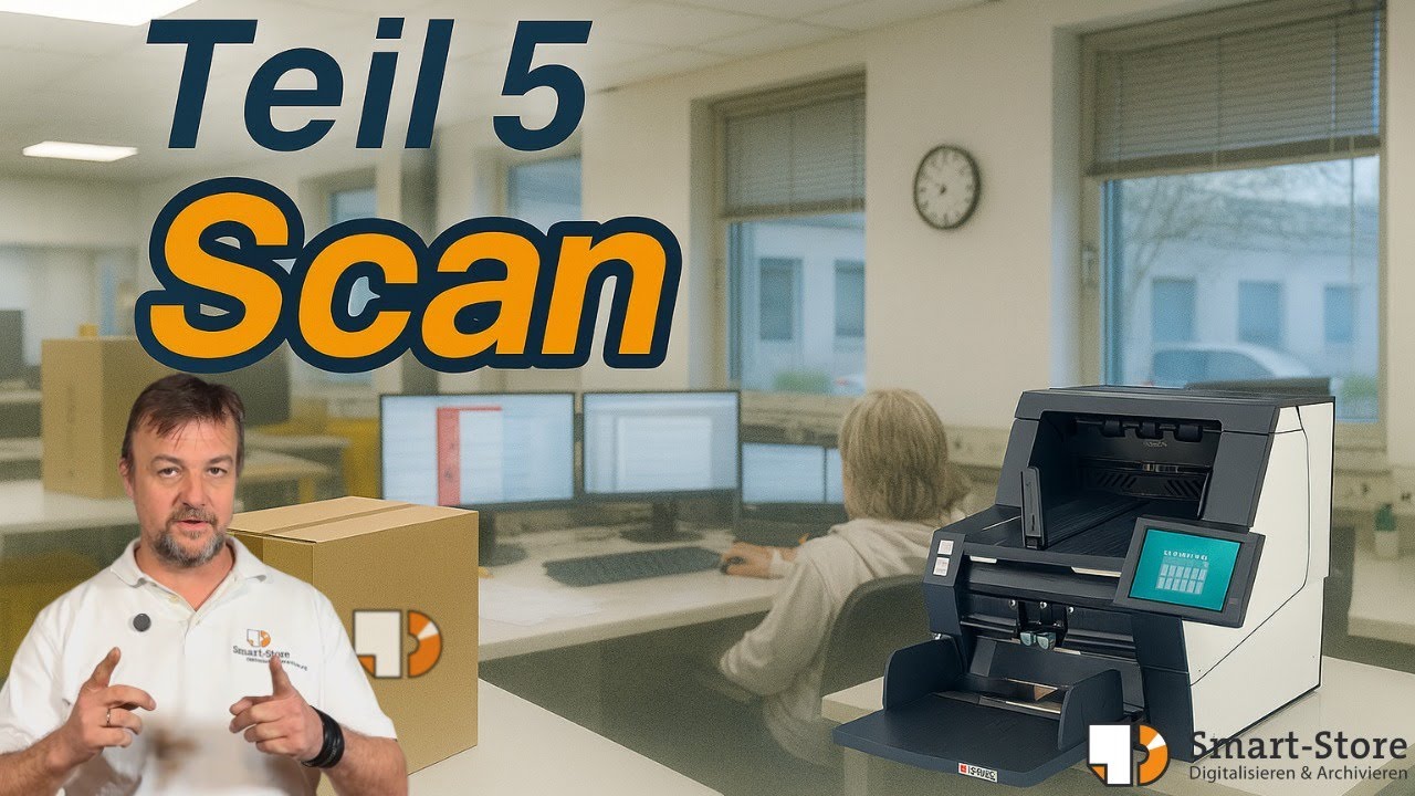 Teil 5 der Akten-Digitalisierung im Detail / Scanvorgang