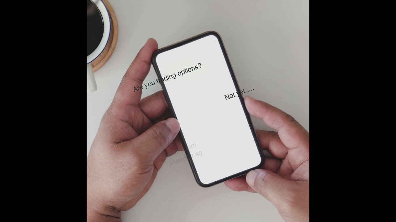 Are you trading options?